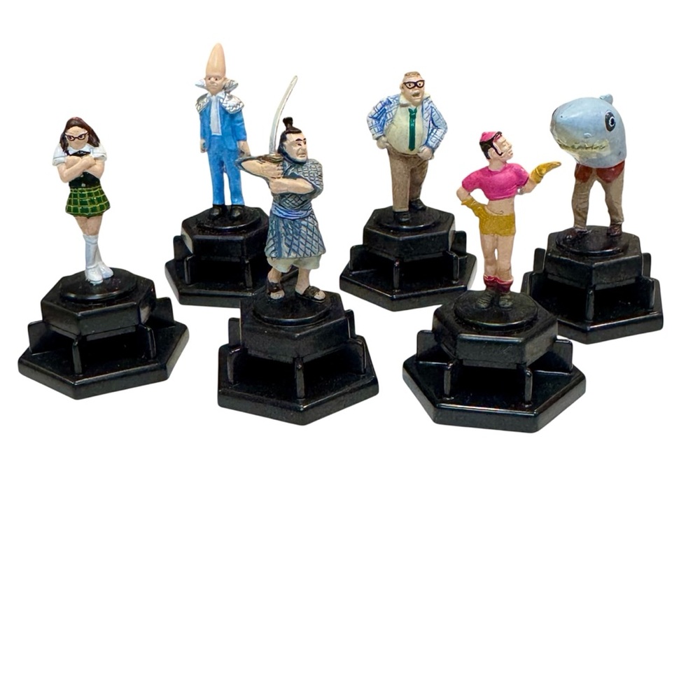 Trivia Pursuit SNL Figures 6 Replacement Game Pieces Saturday Night Live